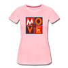 XZAKA - Women "Move It" Motivational T-Shirt - W2158 - pink