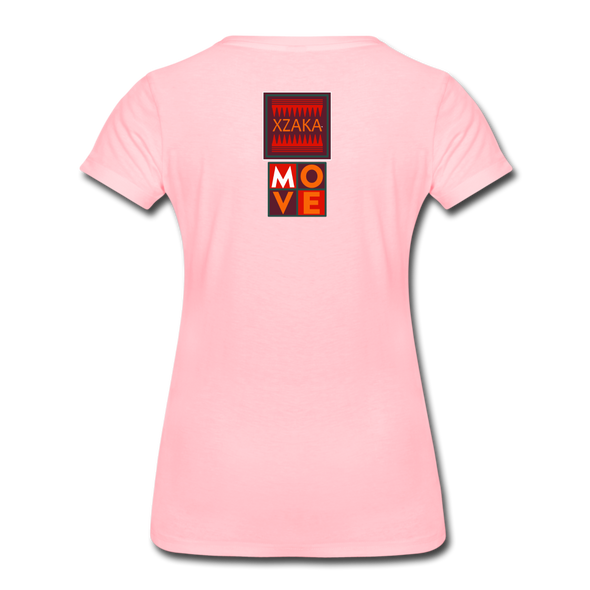 XZAKA - Women "Move It" Motivational T-Shirt - W2158 - pink