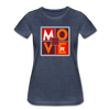 XZAKA - Women "Move It" Motivational T-Shirt - W2158 - heather blue