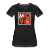 XZAKA - Women "Move It" Motivational T-Shirt - W2158 - charcoal gray