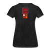 XZAKA - Women "Move It" Motivational T-Shirt - W2158 - charcoal gray