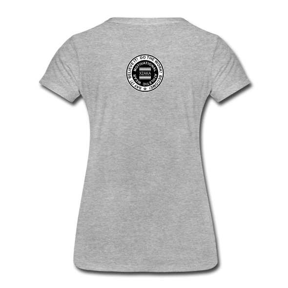 XZAKA - Women Motivational T-Shirt - W2263-1 - heather gray