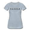 XZAKA - Women Motivational T-Shirt - W2263-1 - heather ice blue