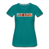 XZAKA - Women Motivational T-Shirt - W2263-2 - teal