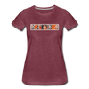 XZAKA - Women Motivational T-Shirt - W2263-2 - heather burgundy