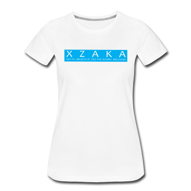 XZAKA - Women Motivational T-Shirt - W2263-3 - white