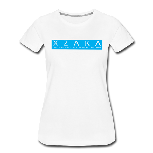 XZAKA - Women Motivational T-Shirt - W2263-3 - white