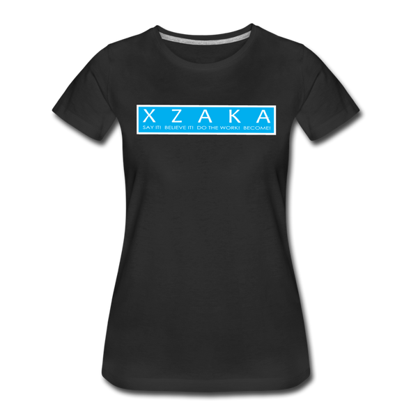 XZAKA - Women Motivational T-Shirt - W2263-3 - black