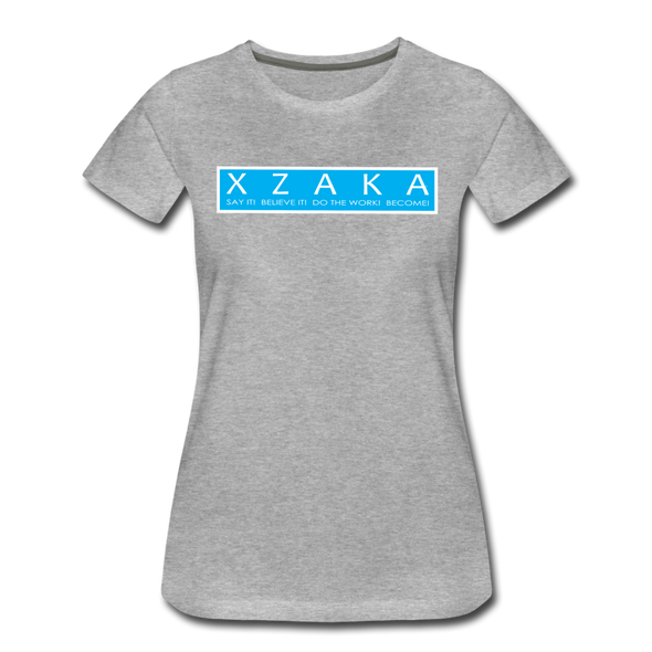 XZAKA - Women Motivational T-Shirt - W2263-3 - heather gray