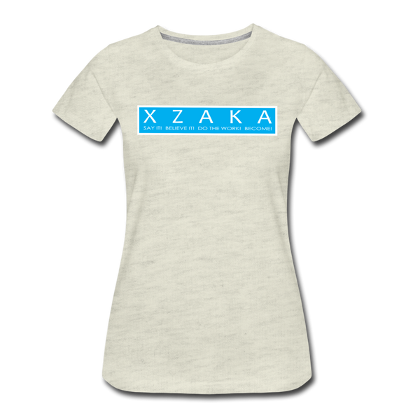 XZAKA - Women Motivational T-Shirt - W2263-3 - heather oatmeal