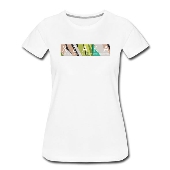 XZAKA - Women Motivational T-Shirt - W2263-4 - white