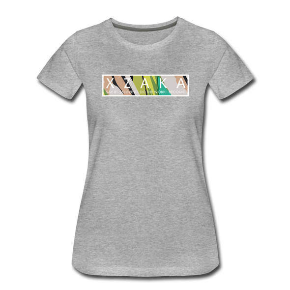 XZAKA - Women Motivational T-Shirt - W2263-4 - heather gray