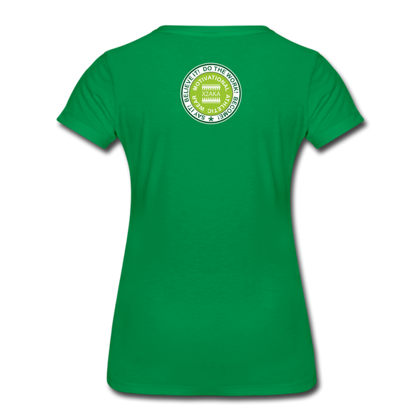 XZAKA - Women Motivational T-Shirt - W2263-4 - kelly green