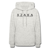 XZAKA Women Motivational Hoodie - W1423 - heather oatmeal