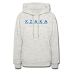 XZAKA Women Motivational Hoodie - W1424 - heather oatmeal