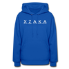 XZAKA Women Motivational Hoodie - W1425 - royal blue