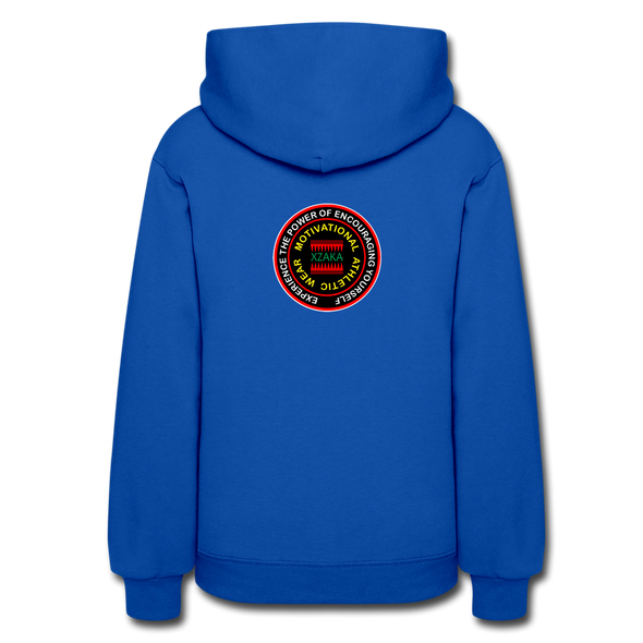 XZAKA Women Motivational Hoodie - W1427 - royal blue