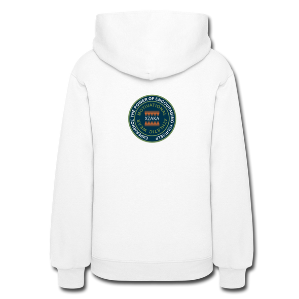 XZAKA Women Motivational Hoodie - W1428 - white