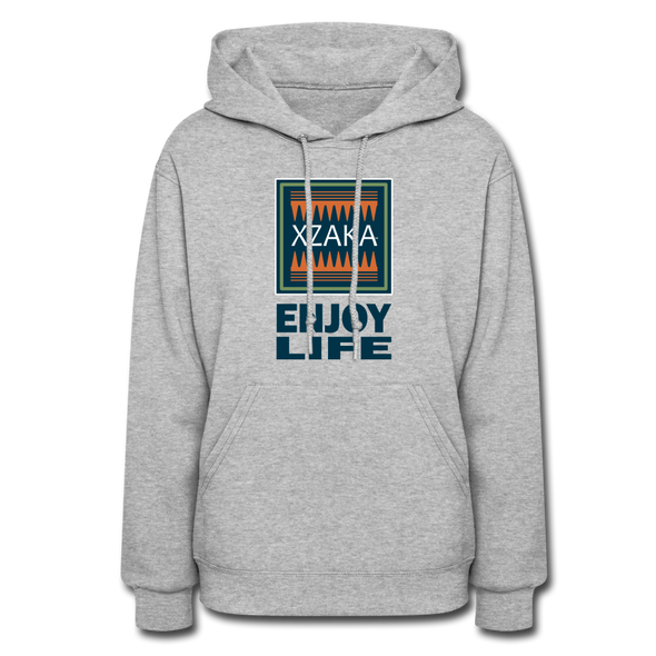 XZAKA Women Motivational Hoodie - W1428 - heather gray