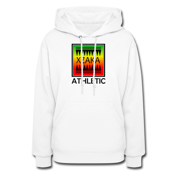 XZAKA Women "Athletic" Motivational Hoodie - W1429 - white