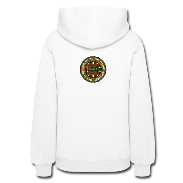 XZAKA Women "Dare To Dream" Motivational Hoodie - W1430 - white