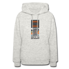 XZAKA Women "Dare To Dream" Motivational Hoodie - W1430 - heather oatmeal