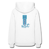 XZAKA Women "Workout" Motivational Hoodie - W1426 - white