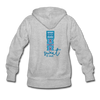 XZAKA Women "Workout" Motivational Hoodie - W1426 - heather gray