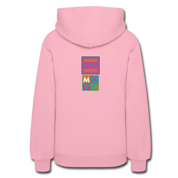 XZAKA Women "Move It" Motivational Hoodie - W1435 - classic pink