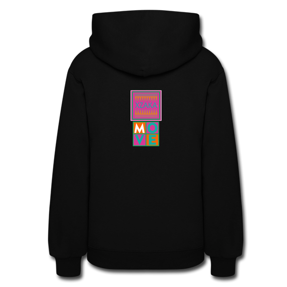 XZAKA Women "Move It" Motivational Hoodie - W1435 - black