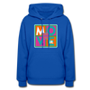 XZAKA Women "Move It" Motivational Hoodie - W1435 - royal blue