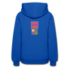 XZAKA Women "Move It" Motivational Hoodie - W1435 - royal blue