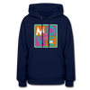 XZAKA Women "Move It" Motivational Hoodie - W1435 - navy