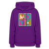 XZAKA Women "Move It" Motivational Hoodie - W1435 - purple