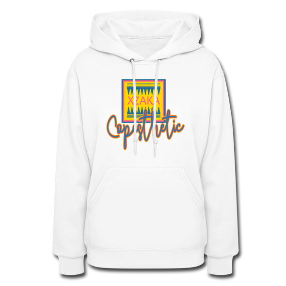 XZAKA Women "Copesthetic" Motivational Hoodie - W1434 - white