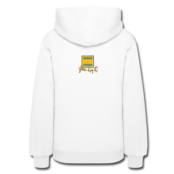 XZAKA Women "Copesthetic" Motivational Hoodie - W1434 - white