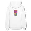 XZAKA Women "Move It" Motivational Hoodie - W1432 - white