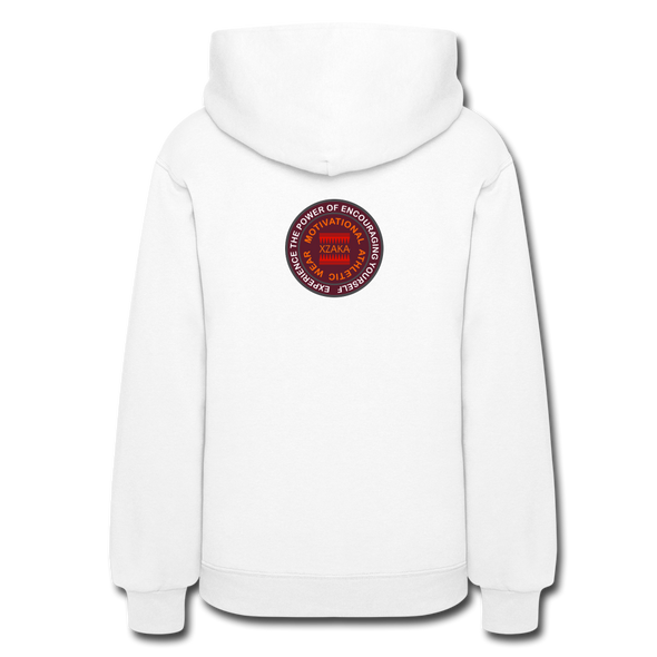 XZAKA Women "i Have a Why" Motivational Hoodie - W1437 - white