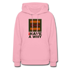 XZAKA Women "i Have a Why" Motivational Hoodie - W1437 - classic pink