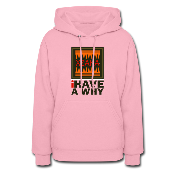 XZAKA Women "i Have a Why" Motivational Hoodie - W1437 - classic pink