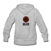 XZAKA Women "Run" Motivational Hoodie - W1438 - heather gray