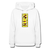 XZAKA Women "Run" Motivational Hoodie - W1439 - white