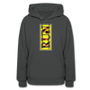 XZAKA Women "Run" Motivational Hoodie - W1439-2 - asphalt