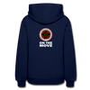 XZAKA Women "Run" Motivational Hoodie - W1439-2 - navy