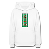 XZAKA Women "Run" Motivational Hoodie - W1440 - white