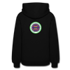 XZAKA Women "Never Give Up" Motivational Hoodie - W1442 - black