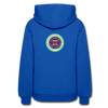 XZAKA Women "Never Give Up" Motivational Hoodie - W1442 - royal blue