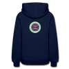 XZAKA Women "Never Give Up" Motivational Hoodie - W1442 - navy