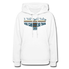 XZAKA Women "You Can Do This" Motivational Hoodie - W1443 - white