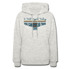 XZAKA Women "You Can Do This" Motivational Hoodie - W1443 - heather oatmeal